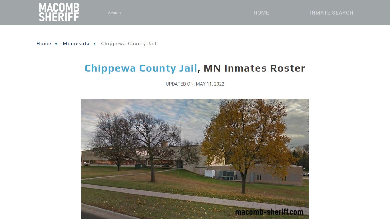 Chippewa County Jail, MN Jail Roster, Name Search