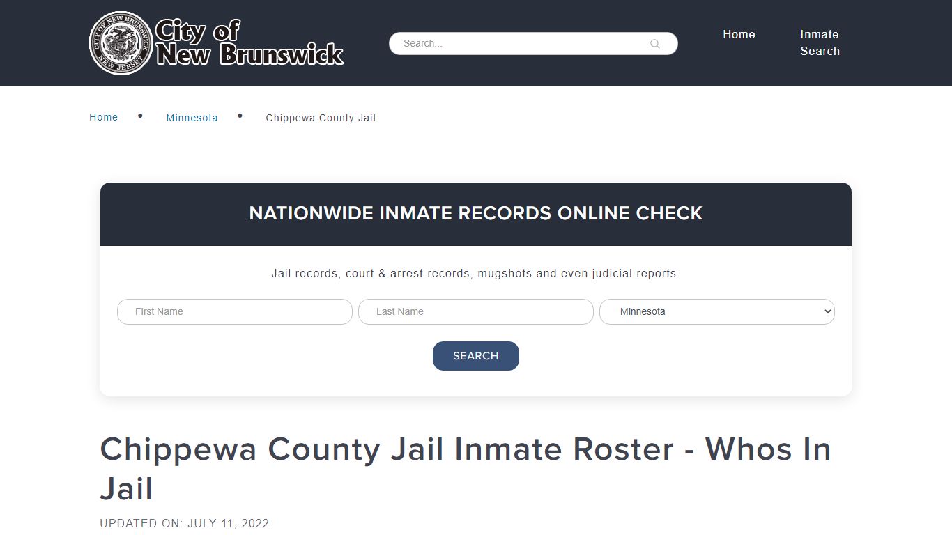 Chippewa County Jail Inmate Roster - Whos In Jail